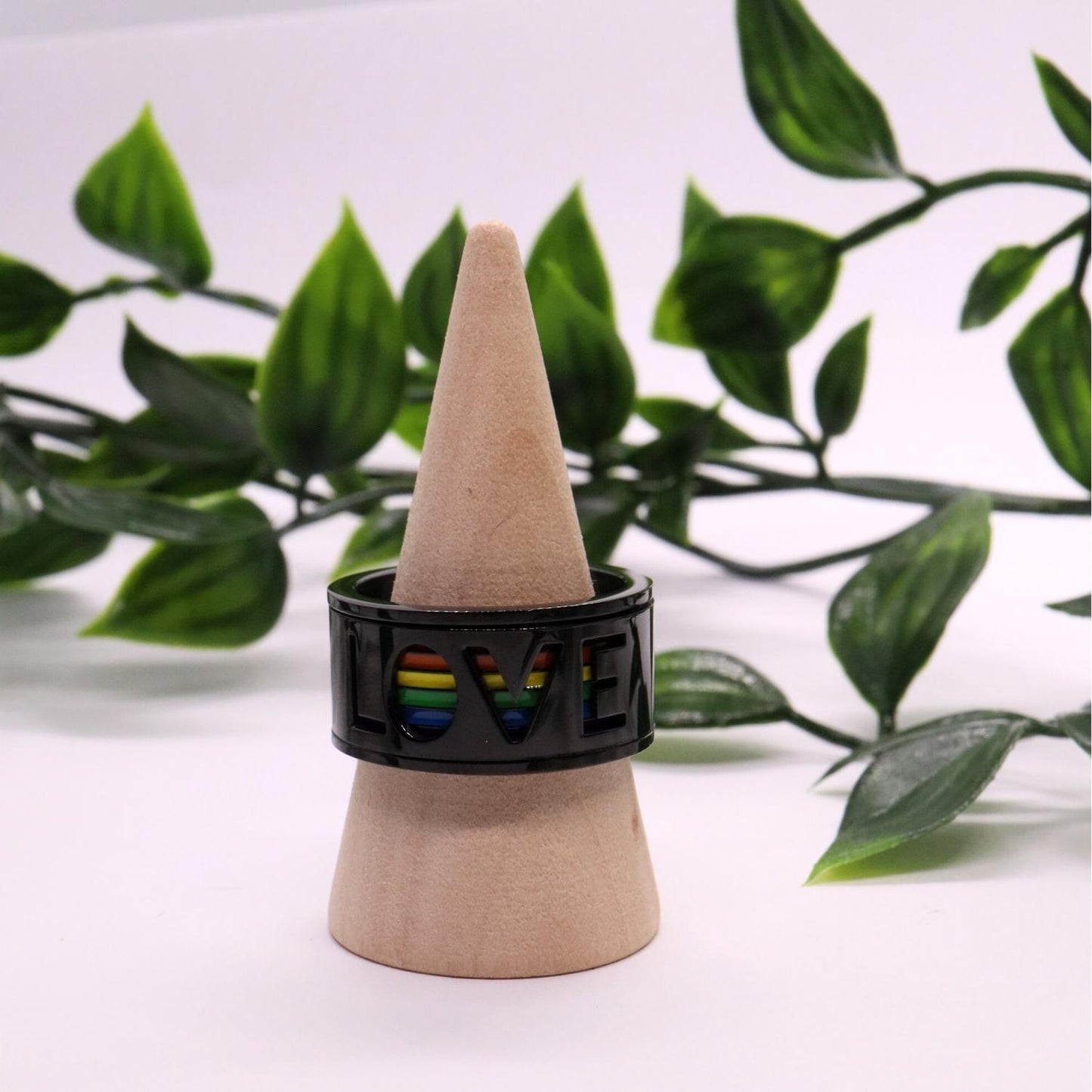 Anxiety Ring (Love) Zwart sfeerbeeld