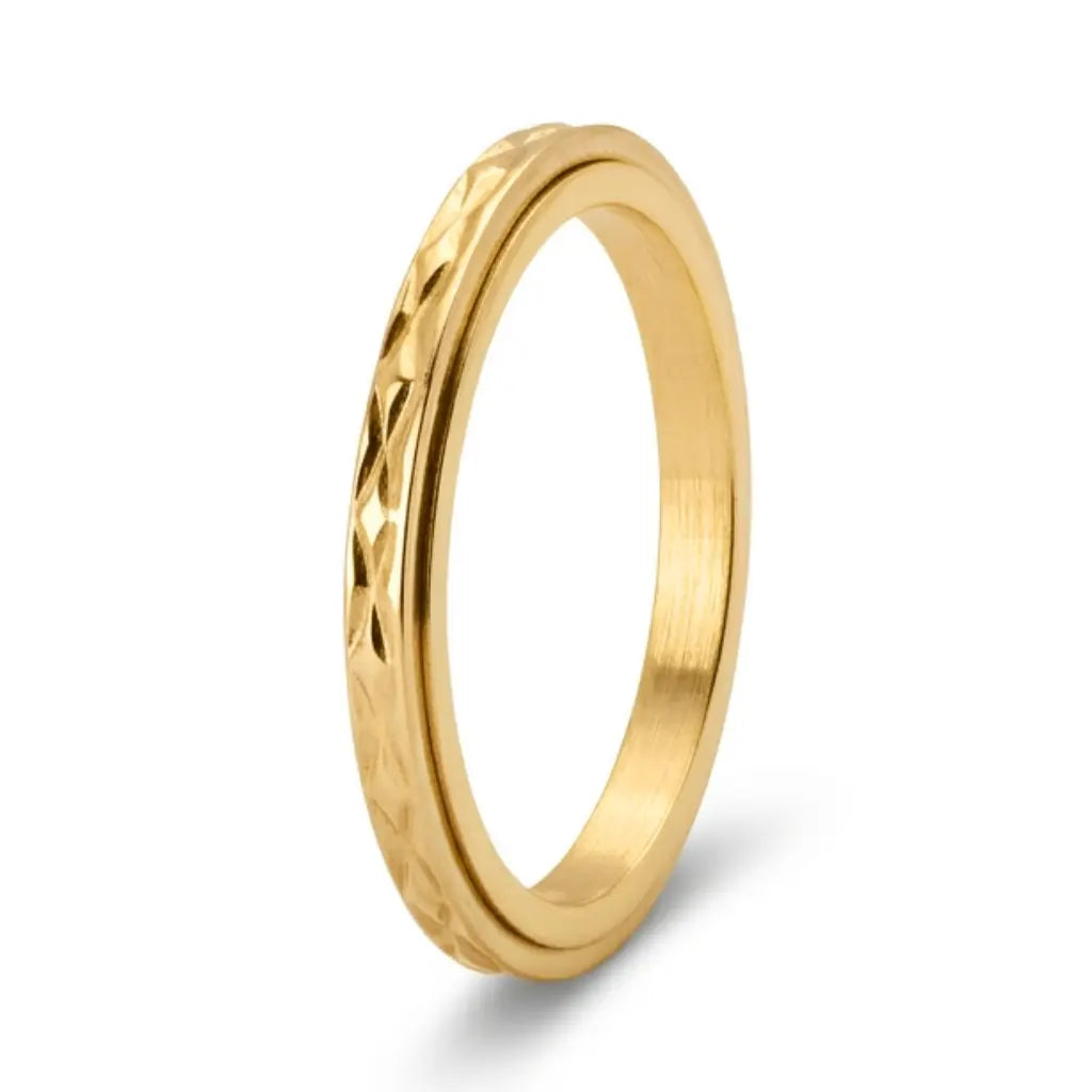 Anxiety Ring (Flux) Goud