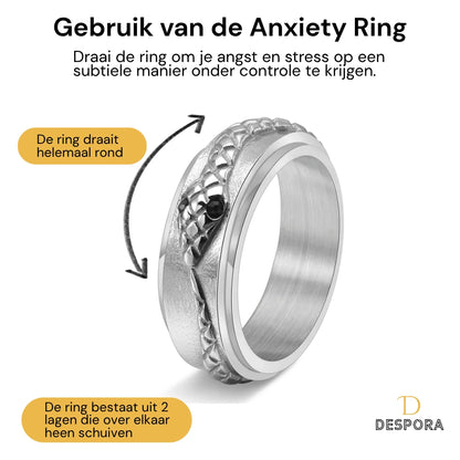 Anxiety Ring (Slang) Zilver gebruik