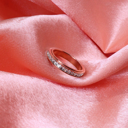 Anxiety Ring (Spark) Rosé goud sfeerbeeld