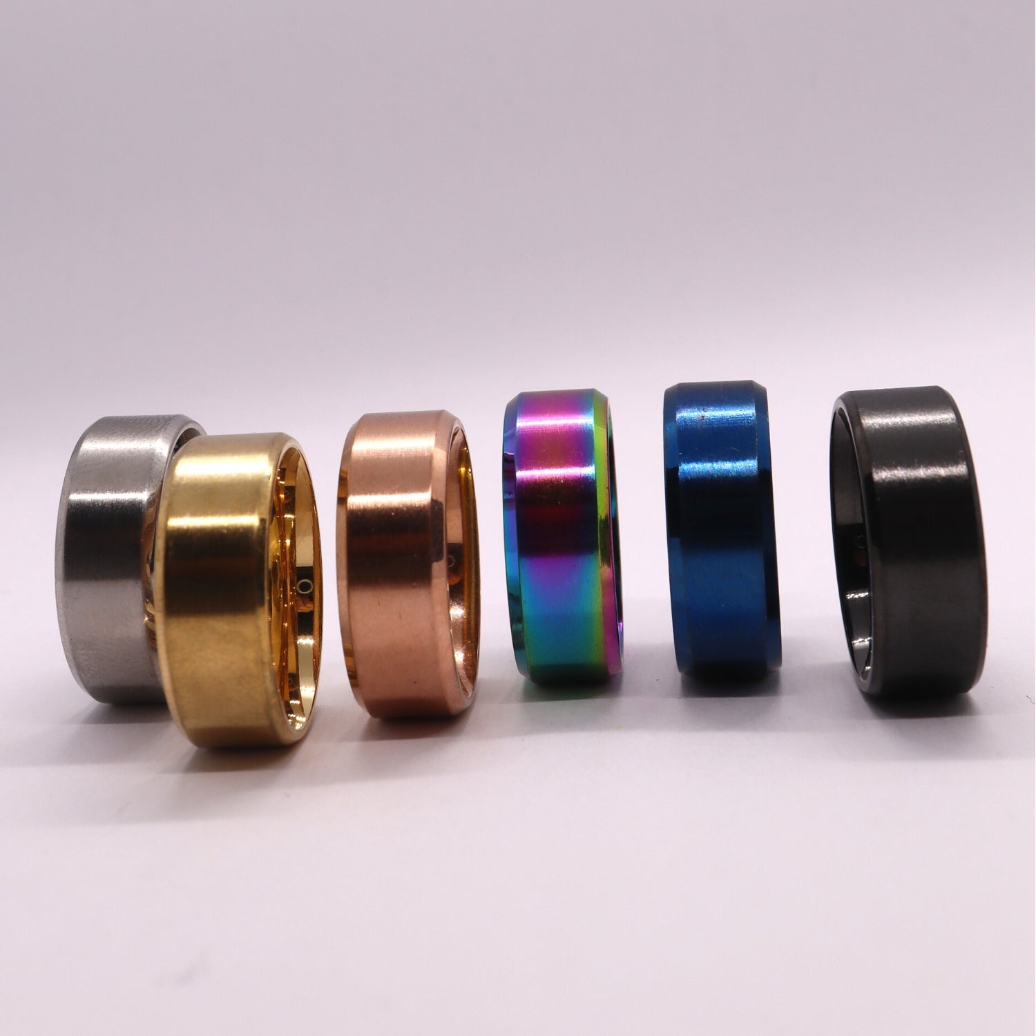Graveerbare Ring Rosé Goud varianten